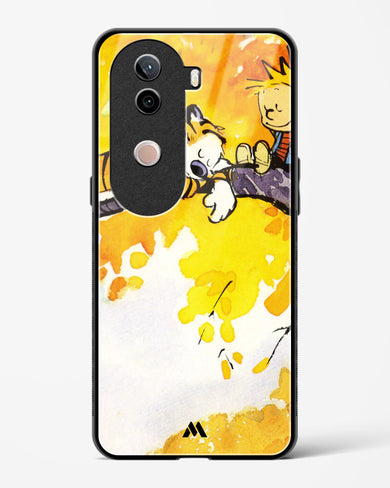 Calvin Hobbes Idyllic Life Glass Case Phone Cover (Vivo)