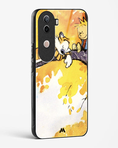 Calvin Hobbes Idyllic Life Glass Case Phone Cover (Vivo)