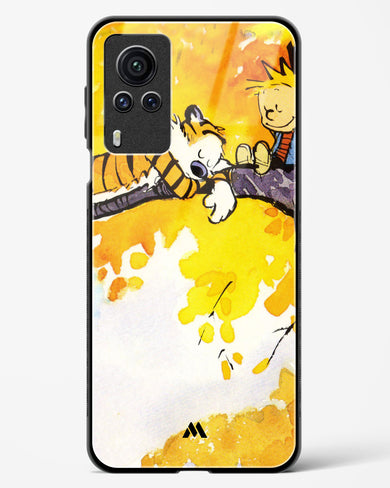 Calvin Hobbes Idyllic Life Glass Case Phone Cover (Vivo)