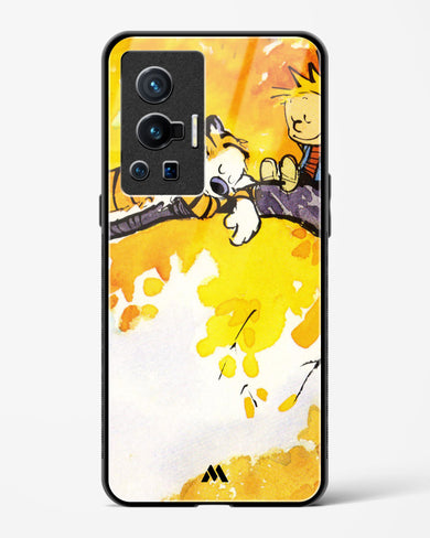 Calvin Hobbes Idyllic Life Glass Case Phone Cover (Vivo)