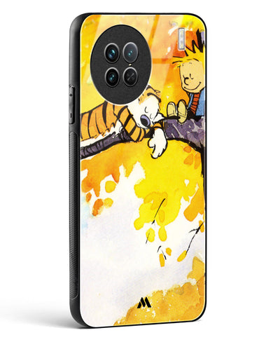 Calvin Hobbes Idyllic Life Glass Case Phone Cover (Vivo)