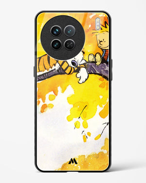 Calvin Hobbes Idyllic Life Glass Case Phone Cover-(Vivo)