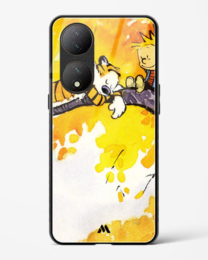 Calvin Hobbes Idyllic Life Glass Case Phone Cover (Vivo)