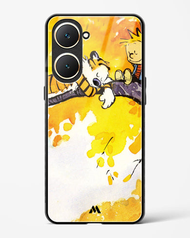 Calvin Hobbes Idyllic Life Glass Case Phone Cover (Vivo)