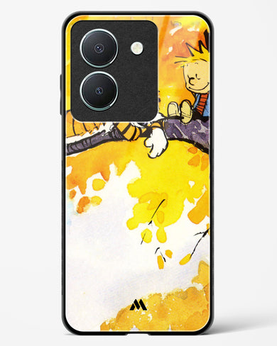 Calvin Hobbes Idyllic Life Glass Case Phone Cover-(Vivo)