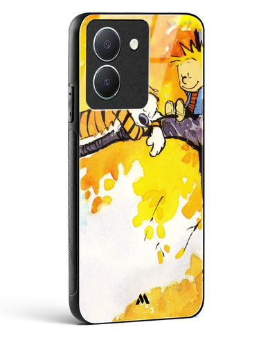 Calvin Hobbes Idyllic Life Glass Case Phone Cover-(Vivo)