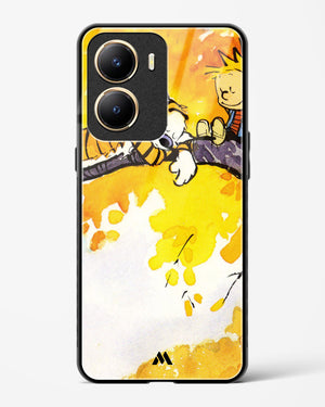 Calvin Hobbes Idyllic Life Glass Case Phone Cover-(Vivo)