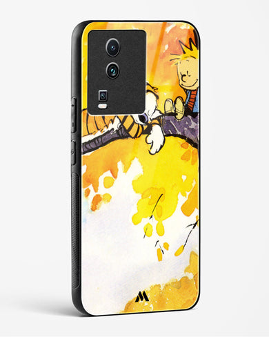 Calvin Hobbes Idyllic Life Glass Case Phone Cover-(Vivo)