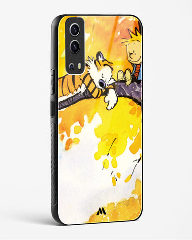 Calvin Hobbes Idyllic Life Glass Case Phone Cover (Vivo)