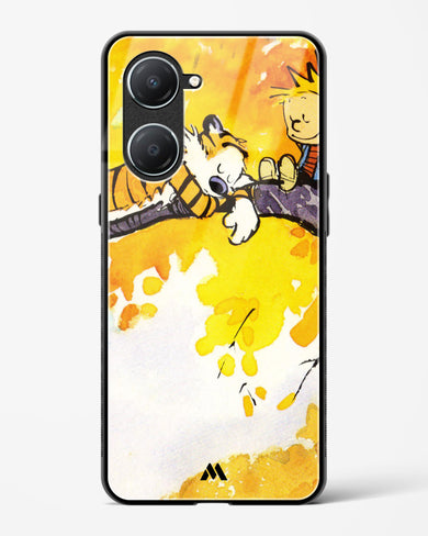 Calvin Hobbes Idyllic Life Glass Case Phone Cover (Vivo)