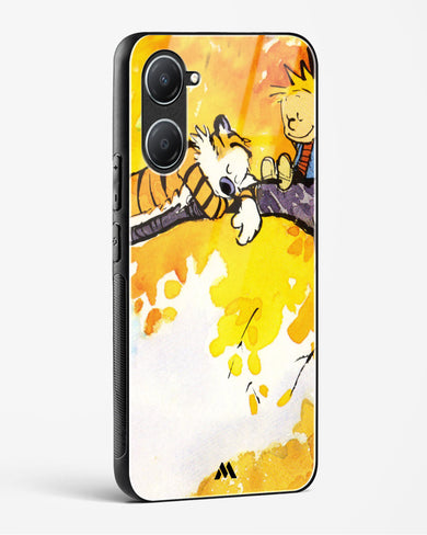 Calvin Hobbes Idyllic Life Glass Case Phone Cover (Vivo)