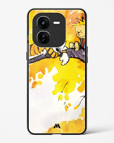 Calvin Hobbes Idyllic Life Glass Case Phone Cover (Vivo)