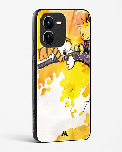 Calvin Hobbes Idyllic Life Glass Case Phone Cover (Vivo)