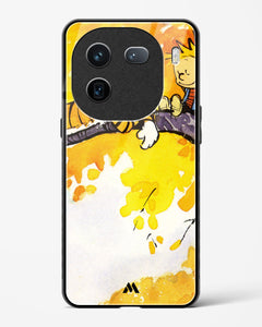 Calvin Hobbes Idyllic Life Glass Case Phone Cover (Vivo)