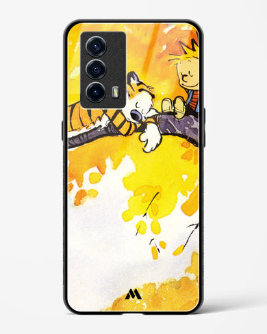 Calvin Hobbes Idyllic Life Glass Case Phone Cover (Vivo)