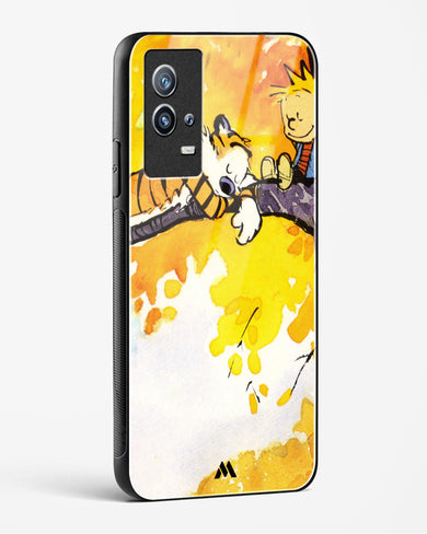 Calvin Hobbes Idyllic Life Glass Case Phone Cover-(Vivo)