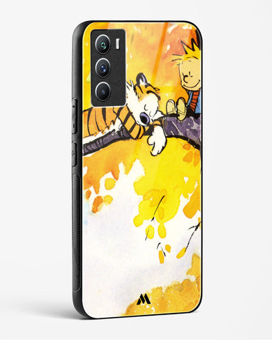 Calvin Hobbes Idyllic Life Glass Case Phone Cover (Vivo)