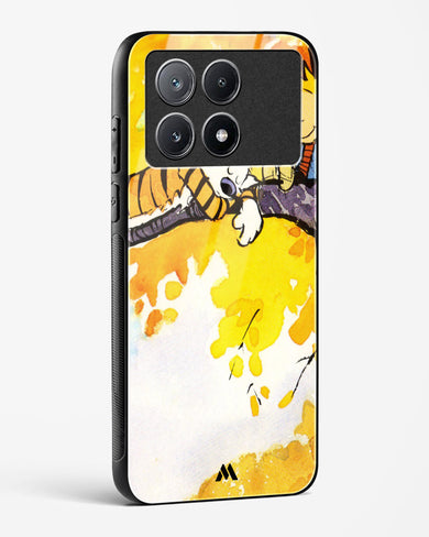 Calvin Hobbes Idyllic Life Glass Case Phone Cover-(Xiaomi)