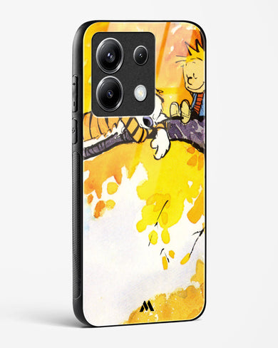 Calvin Hobbes Idyllic Life Glass Case Phone Cover-(Xiaomi)