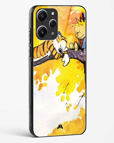 Calvin Hobbes Idyllic Life Glass Case Phone Cover-(Xiaomi)