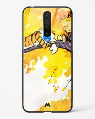 Calvin Hobbes Idyllic Life Glass Case Phone Cover-(Xiaomi)