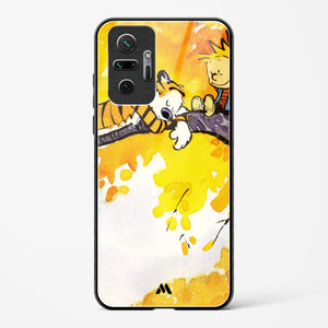 Calvin Hobbes Idyllic Life Glass Case Phone Cover-(Xiaomi)