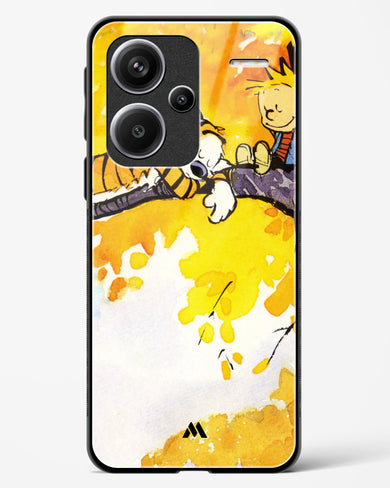 Calvin Hobbes Idyllic Life Glass Case Phone Cover-(Xiaomi)