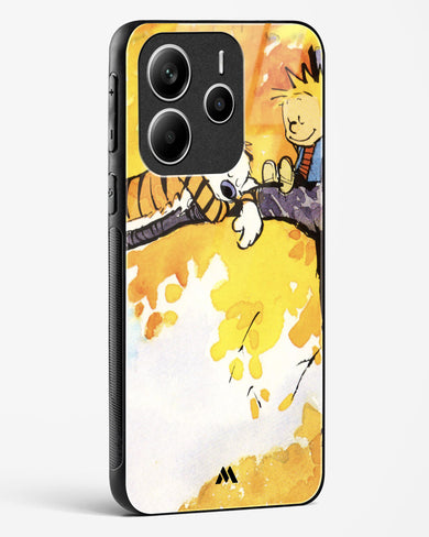 Calvin Hobbes Idyllic Life Glass Case Phone Cover (Xiaomi)