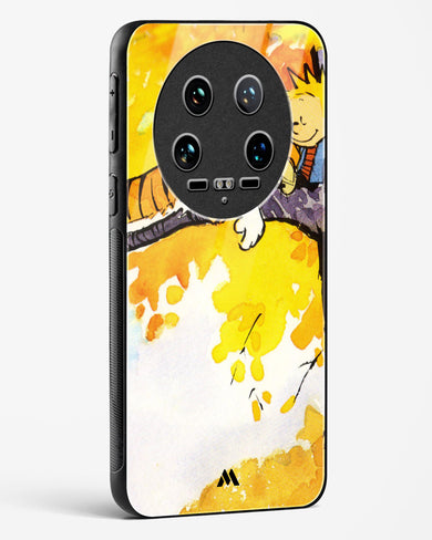 Calvin Hobbes Idyllic Life Glass Case Phone Cover-(Xiaomi)