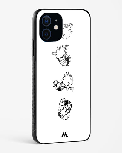 Calvin Hobbes Falling Glass Case Phone Cover (Apple)