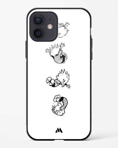 Calvin Hobbes Falling Glass Case Phone Cover (Apple)