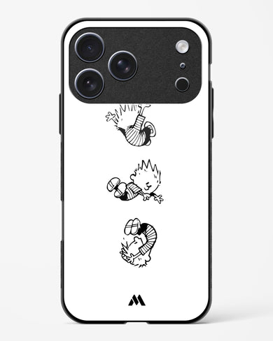 Calvin Hobbes Falling Glass Case Phone Cover (Apple)