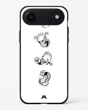Calvin Hobbes Falling Glass Case Phone Cover (Apple)