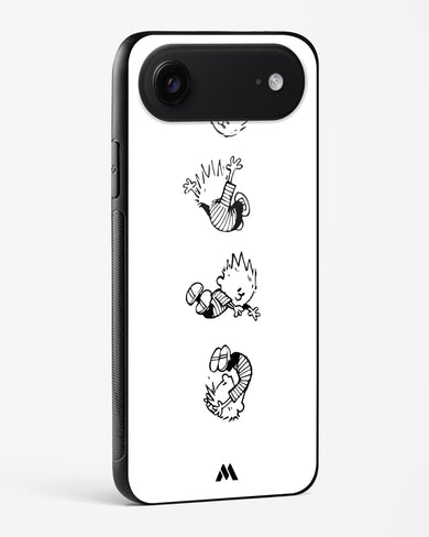 Calvin Hobbes Falling Glass Case Phone Cover (Apple)