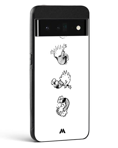 Calvin Hobbes Falling Glass Case Phone Cover (Google)