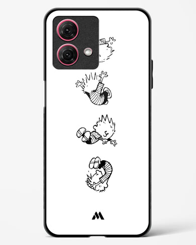 Calvin Hobbes Falling Glass Case Phone Cover-(Motorola)