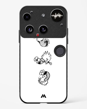 Calvin Hobbes Falling Glass Case Phone Cover (Nothing)