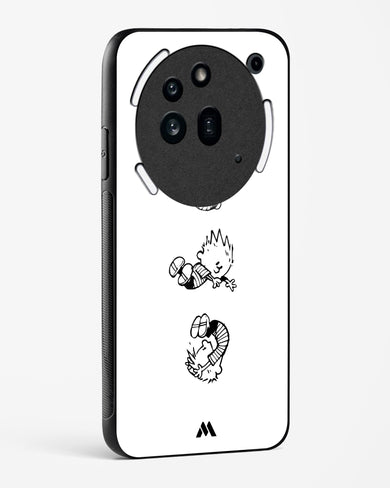 Calvin Hobbes Falling Glass Case Phone Cover (Nothing)