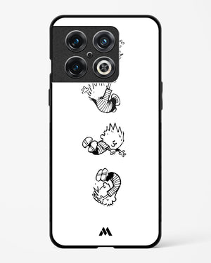 Calvin Hobbes Falling Glass Case Phone Cover-(OnePlus)