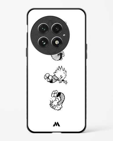 Calvin Hobbes Falling Glass Case Phone Cover (OnePlus)