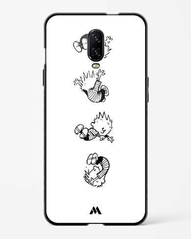 Calvin Hobbes Falling Glass Case Phone Cover (OnePlus)