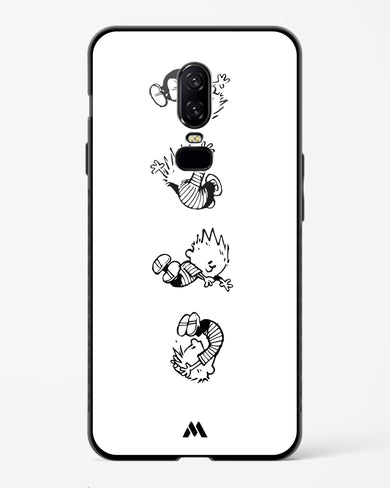 Calvin Hobbes Falling Glass Case Phone Cover (OnePlus)