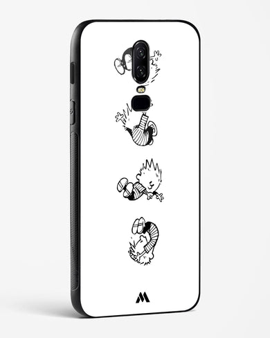 Calvin Hobbes Falling Glass Case Phone Cover (OnePlus)