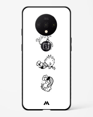 Calvin Hobbes Falling Glass Case Phone Cover (OnePlus)