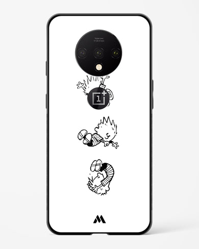 Calvin Hobbes Falling Glass Case Phone Cover (OnePlus)