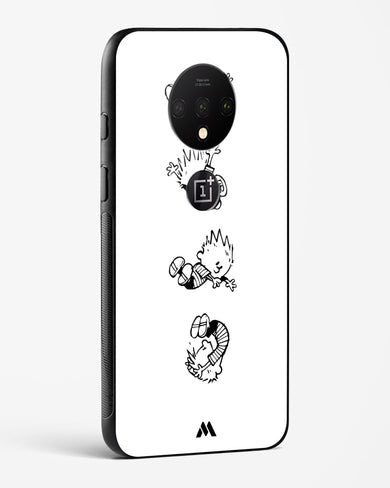 Calvin Hobbes Falling Glass Case Phone Cover (OnePlus)