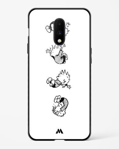 Calvin Hobbes Falling Glass Case Phone Cover (OnePlus)