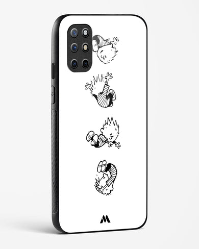 Calvin Hobbes Falling Glass Case Phone Cover (OnePlus)