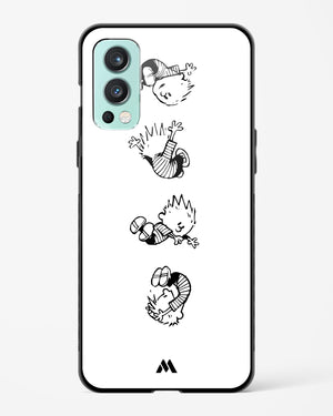 Calvin Hobbes Falling Glass Case Phone Cover (OnePlus)