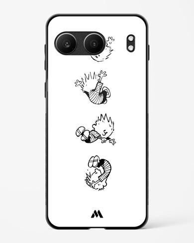 Calvin Hobbes Falling Glass Case Phone Cover (OnePlus)